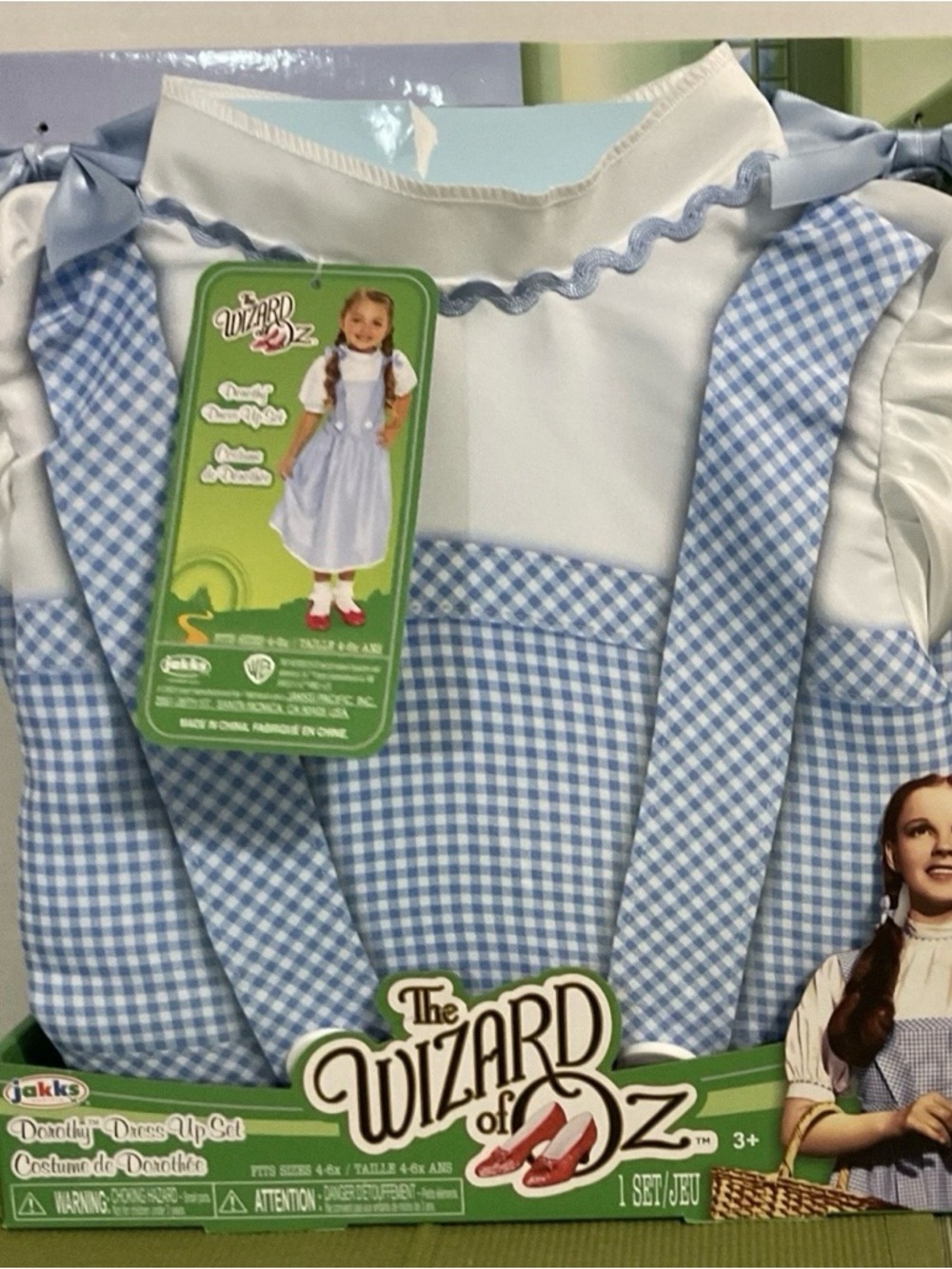 The Wizard of Oz Dorothy Blue Gingham Dress-up Costume